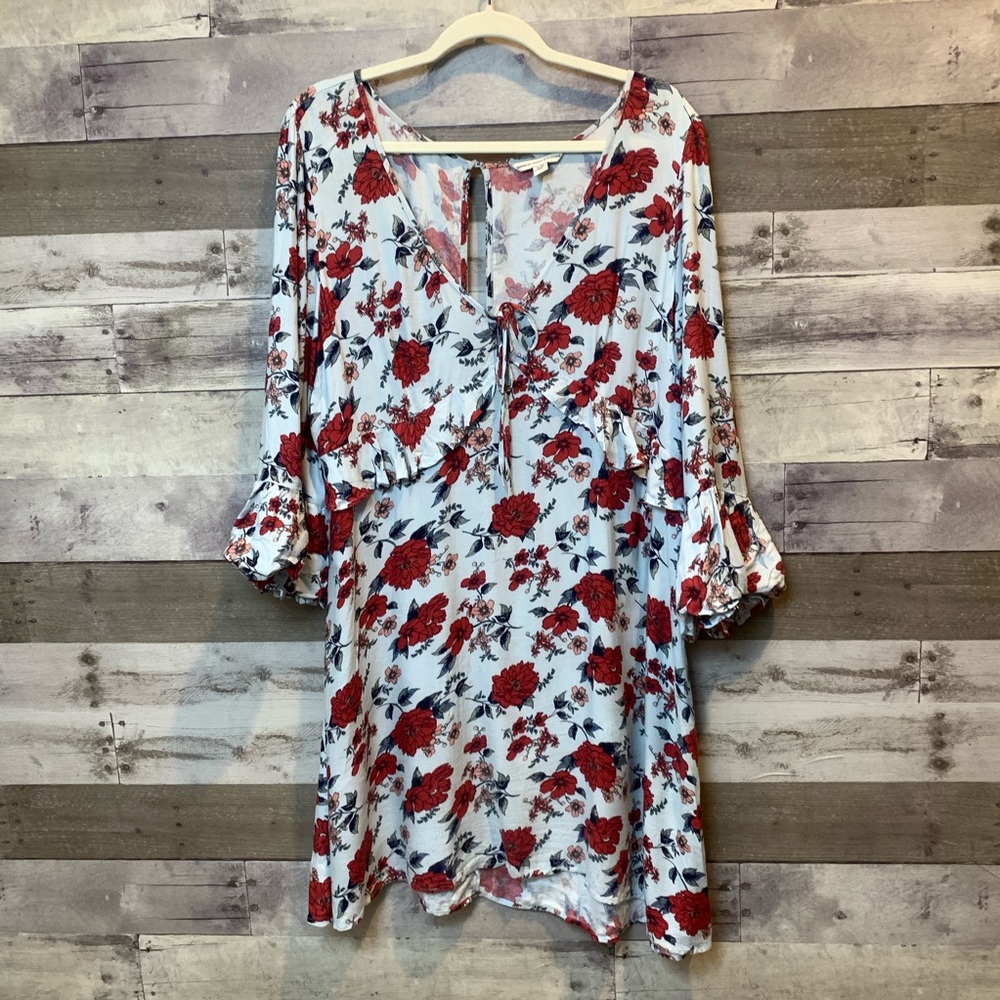 American eagle floral ruffle summer dress